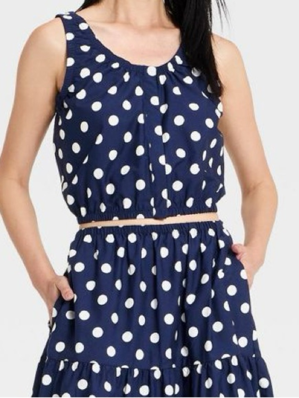 Button-Front Tank Top